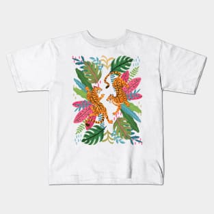 Jungle Cats - Wild Tigers Kids T-Shirt